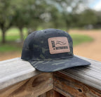 Camo Leather Patch Hat