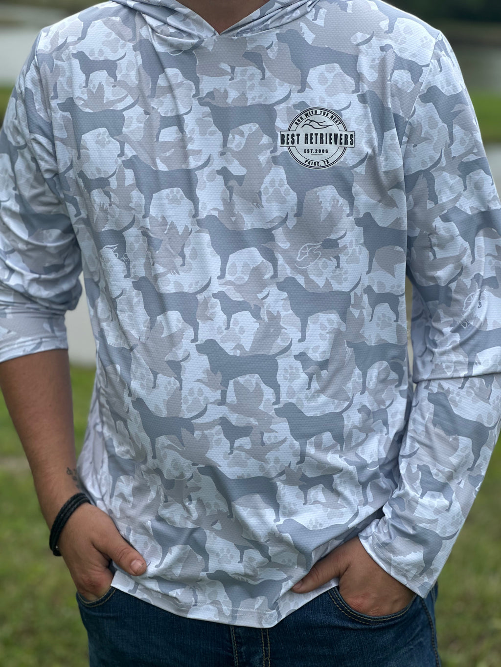 Duck Dog BR Camo Performance Hoodie