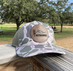 Camo Leather Patch Hat